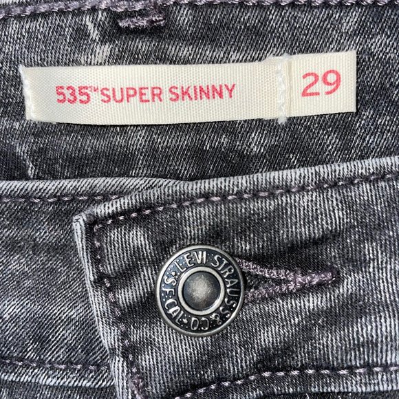 Levi's cropped ankle snap midrise jeans 29 - Picture 11 of 13